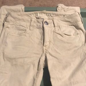 American Eagle outfitters super stretch tan pants size 2 regular